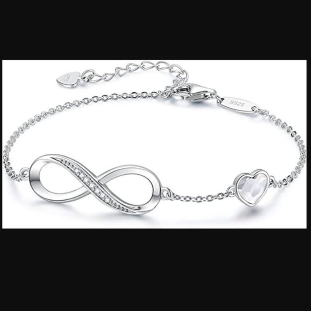 NWT Infinity Heart Bracelet